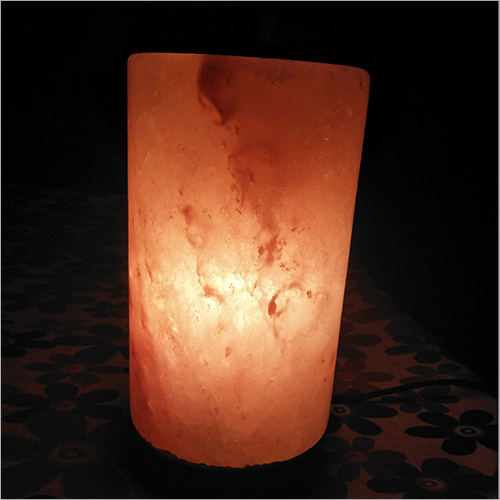 Cylinder Rock Salt Lamp