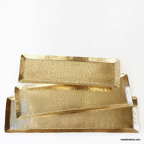 Brass Rectangular Serving Tray