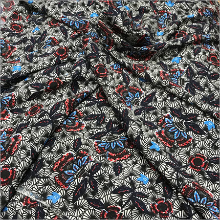 Printed Crepe Fabrics - Rayon, Wool & Silk Blend, Printed Textured Surface | Quick Dry, Washable, Ideal for Casual, Wedding, Party & Formal Wear