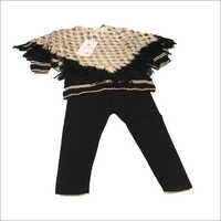 Girls Woolen Suit Filling Material: Polyester