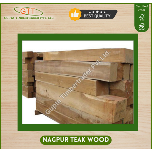 These Logs Are Precisely Cut Into Different Sizes Using Advanced Machines. Nagpur Teak Wood