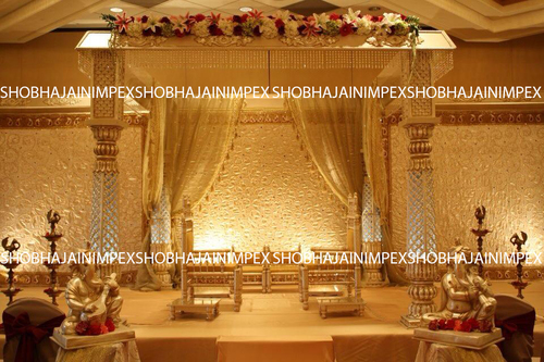 Slim Pillar Traditional Wedding Madap
