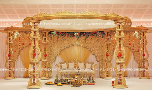 Temple Pillar Wedding Mandap