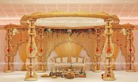Temple Pillar Wedding Mandap