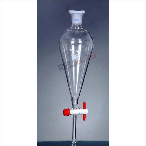 04.555 Separating Funnels, Ptfe Key Stopcock, Pear Shape Application: To Be Used In Laboratory