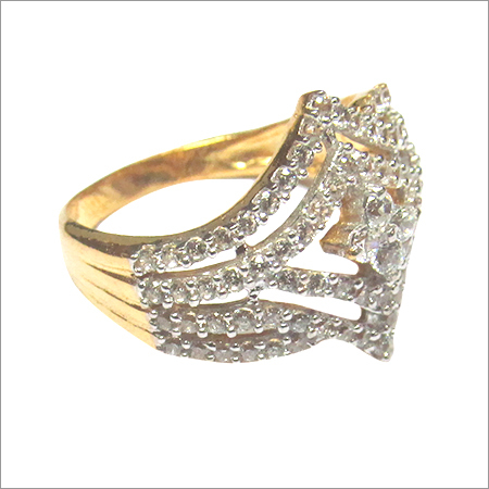 Cubic Zirconia Gold Jewellery LR 1