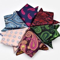 Pocket Handkerchief - 100% Silk, 8-10 Inch | Jacquard Style, Printed Patterns, All Color Options, Smooth Texture, Neat Stitching