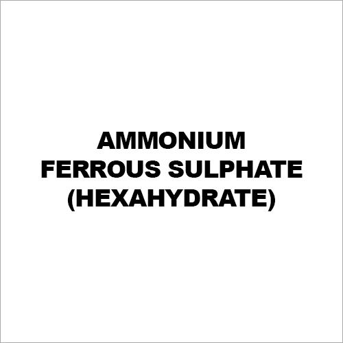 Ammonium Ferrous Sulphate (Hexahydrate)