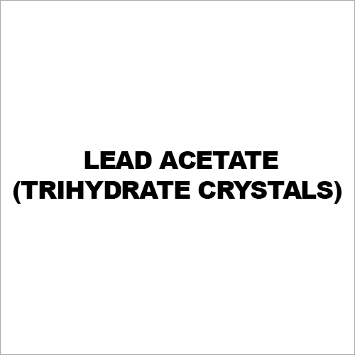 Lead Acetate (Trihydrate Crystals)