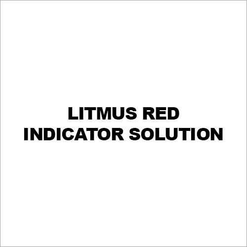 Litmus Red Indicator Solution