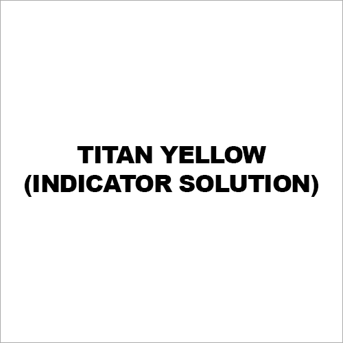 Titan Yellow (Indicator Solution)