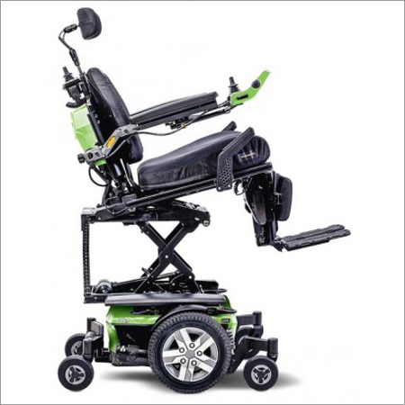 Electric Wheelchair - Alloy & Steel, 100x60x80 cm, DC Motor, 6 km/h | Compact Chassis, Heavy Weight Capacity, Easy Handling & Seat Lifting