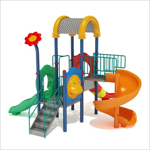 Lldpe Plastic & Metal Slider For Small Kids