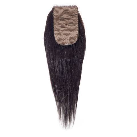 Straight Silk Base Closure