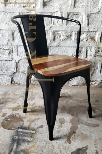Restaurant Metal Armrest Tolix Chair