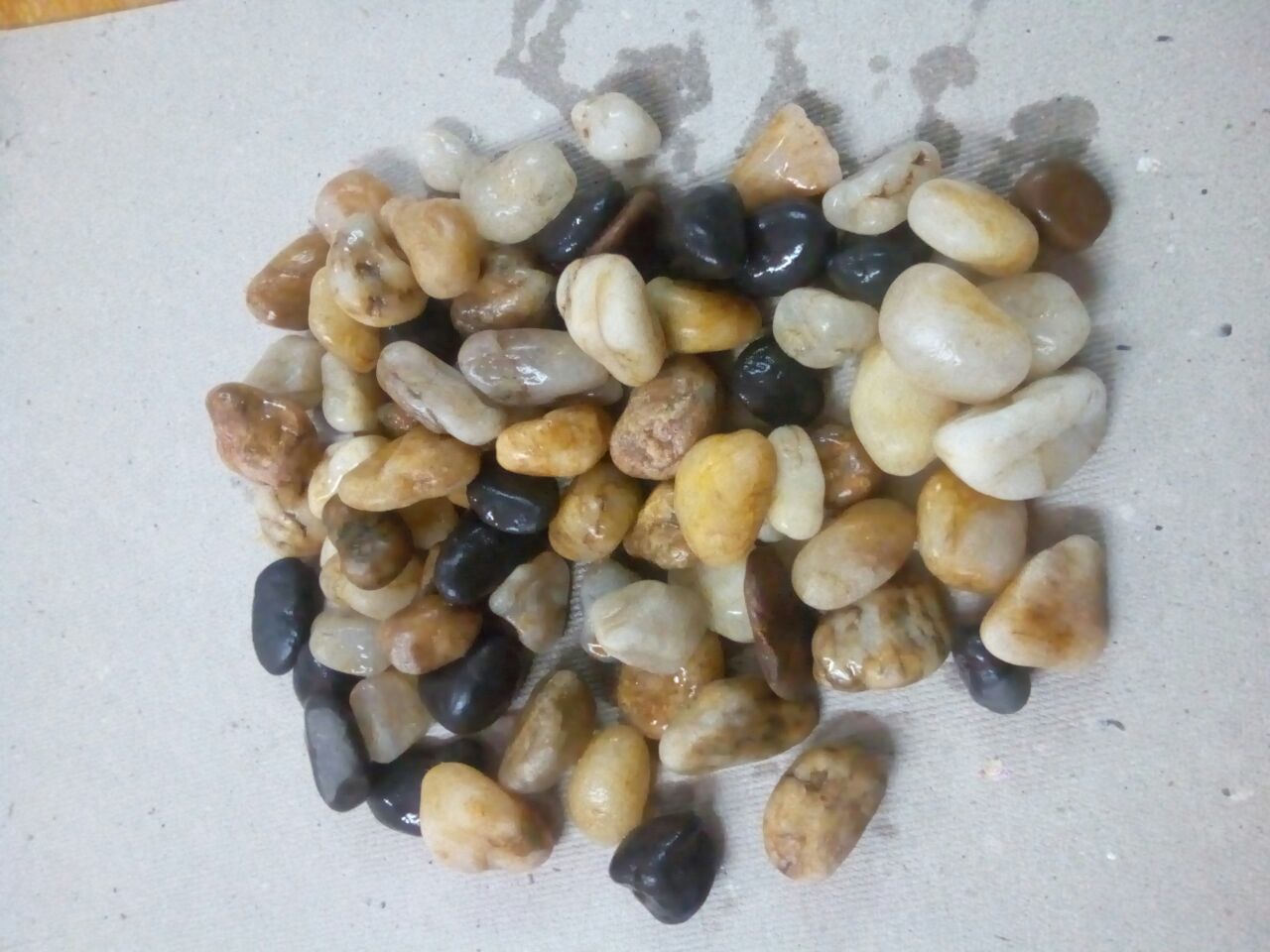 Mix Gravel Pebble Washed Stone SEMIPOLISHED GRAVELS STONE round decorative stone pebbles flooring