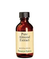 Almond Extract - Glass Bottle, 2 Oz | Brown Color, Almond Oil & Alcohol Ingredients, 2-year Shelf Life