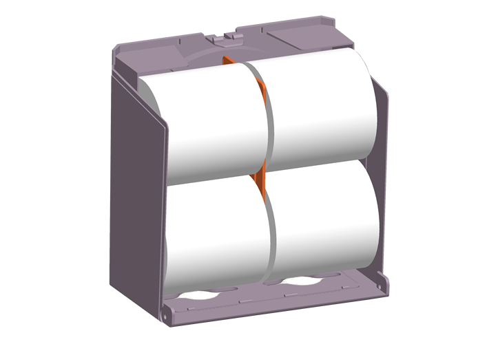 Mini Roll Tissue Dispensers