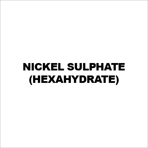 Nickel Sulphate (Hexahydrate)