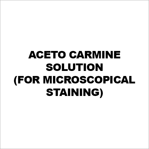 Aceto Carmine Solution (For Microscopical Staining)