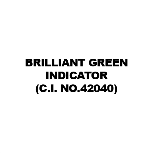 Brilliant Green Indicator (C.I. No.42040)