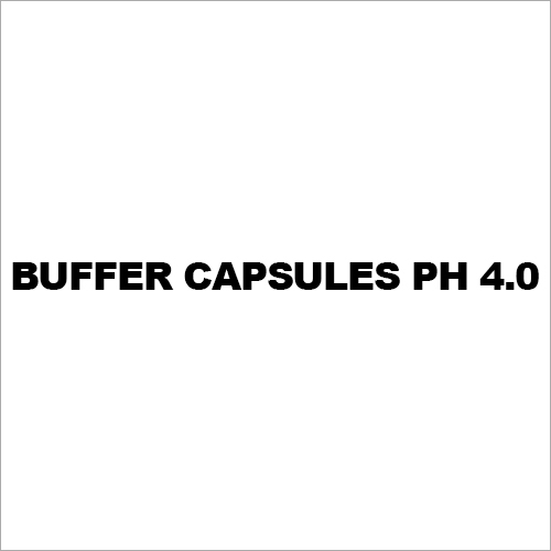 Buffer Capsules PH 4.0 - HPMC Material, 50mM Buffer Capacity, 100mg Fill Weight | Precise, Stable PH, Water Soluble