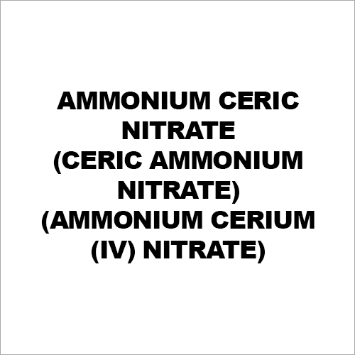 Ammonium Ceric Nitrate(Ceric Ammonium Nitrate) (Ammonium Cerium (Iv) Nitrate)