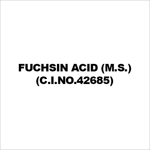 Fuchsin Acid (M.S.) (C.I.No.42685) - 99% Purity, Water Soluble, 100g Bottle | High Purity, Reliable Staining, Consistent Results