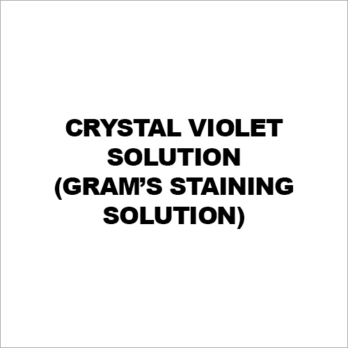 Crystal Violet Solution (Grams Staining Solution)