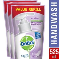 Dettol Liquid Handwash - 175 Ml (sensitive, Buy 2 Get 1 Free)