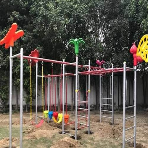 Lldpe Plastic & Metal Outdoor Playground Climber