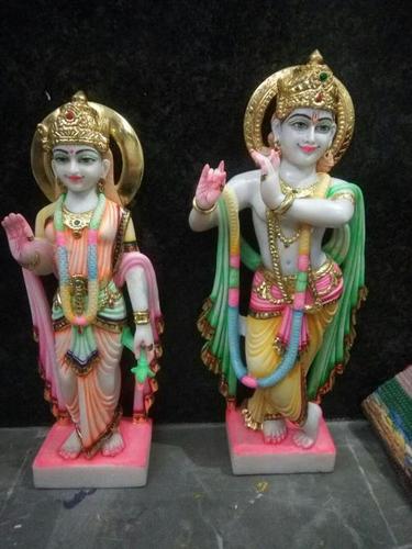 Marble Radha Krishna God Idol