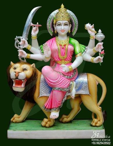 Marble Durga Mata Statue