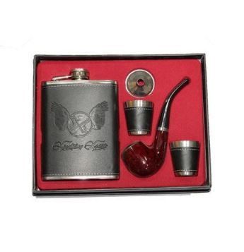 SS Hip Flask Combo Set