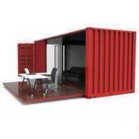 Office Bunkhouse - Steel 20ft Container , Polyurethane Insulation, Double-glazed Windows, Steel Doors, Pre-wired Electrical, Vinyl Flooring