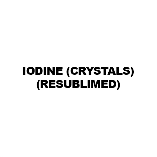 Iodine (Crystals) (Resublimed)