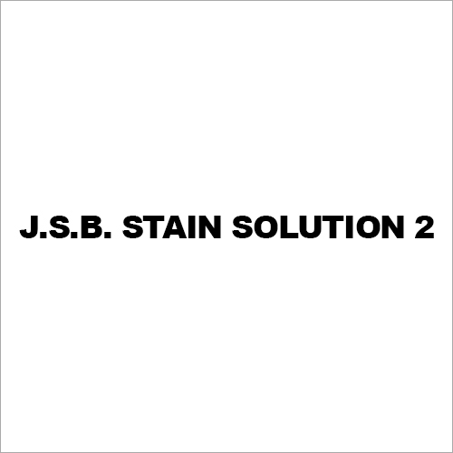 J.s.b. Stain Solution 2 - Na 1% Concentration, 100ml Glass Bottle | Clear Staining, Easy To Use, Consistent Results