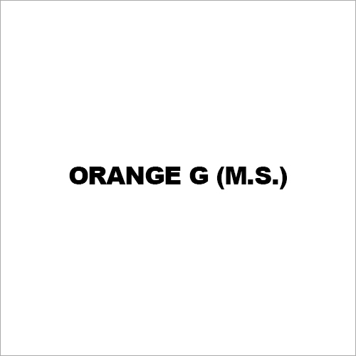 Orange G (M.s.)