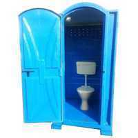 Frp Mobile Toilet - FRP Material, 1.2m x 1m x 2m, Blue | Cost-effective, Durable, Easy Setup, Portable, Sanitary, Weatherproof, Space-saving