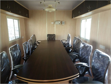 Conference Room Office Cabins - Steel, Variable Size | Spacious, Ready-to-Use, Well-Ventilated, Durable, Includes Sanitation