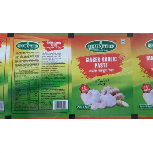 Ginger Garlic Packaging - Plastic Material | Durable, Versatile, Airtight Design for Freshness Preservation