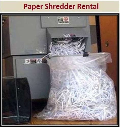 Paper Shredder Rental