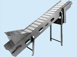 Cleated Belt Conveyors - Stainless Steel, Adjustable Belt Speed, Customizable Width, Variable Cleat Height | Durable Build, Efficient Movement, Space Saving, Inclined Transport, High Load Capacity