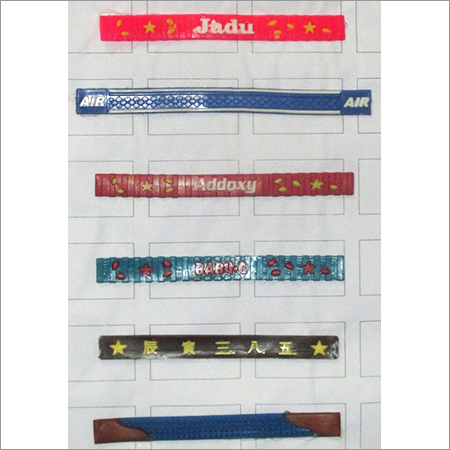 Embossed Shoe Silicone Labels