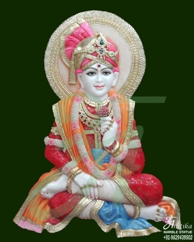 Marble Swami Narayan Statue