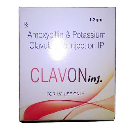 Amoxicillin Injection Ingredients: Amoxycillin & Potasium Clavulate 1.2 Gm Inj