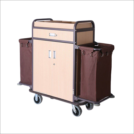 Wooden Housekeeping Trolley