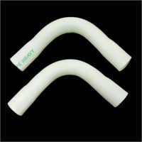 Pvc Conduit Elbow - 1/2 Inch, White 90 Degrees | Durable Pvc Construction, High Insulation, Easy Fitting For Electrical Wiring