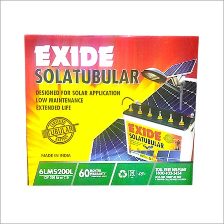 Exide Sola And Tubular Battery