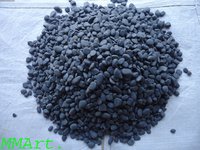 High glossy Black River Semi-Polished Pebbles Stone Wholesaler